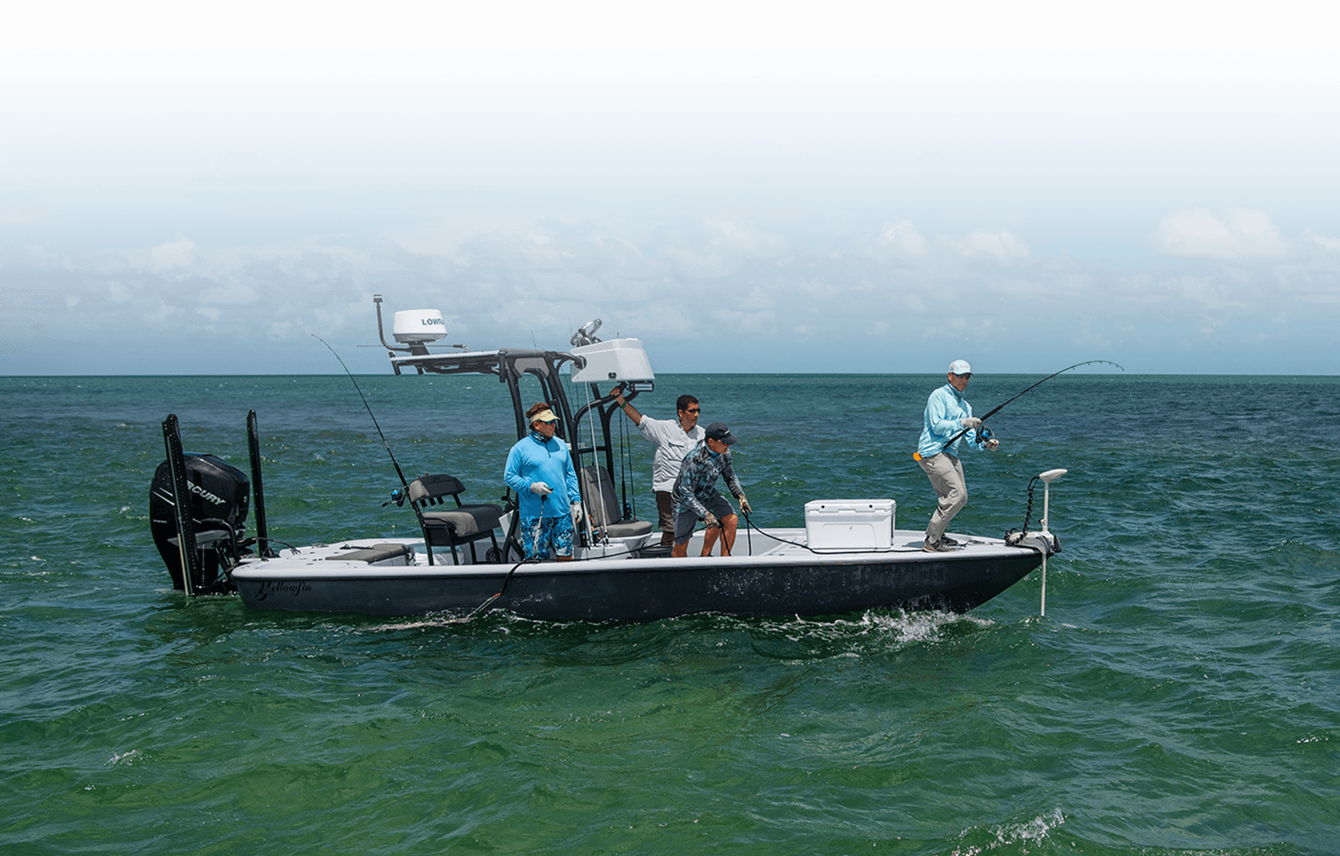 Reeling in a Fish Image